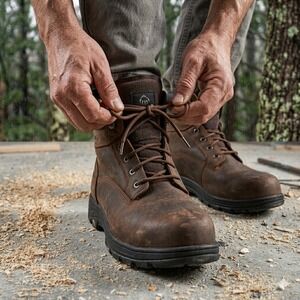 Wolverine Carlsbad Work Boots Brown Steel Toe Waterproof W231123 Men's 13 *NEW*